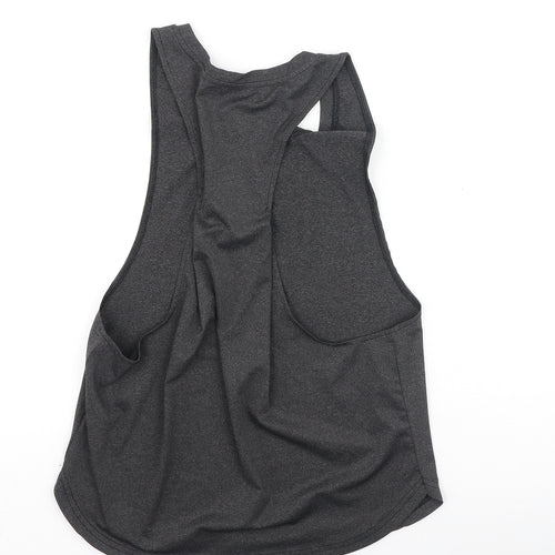 SheIn Womens Grey  Cotton Camisole Tank Size S Square Neck