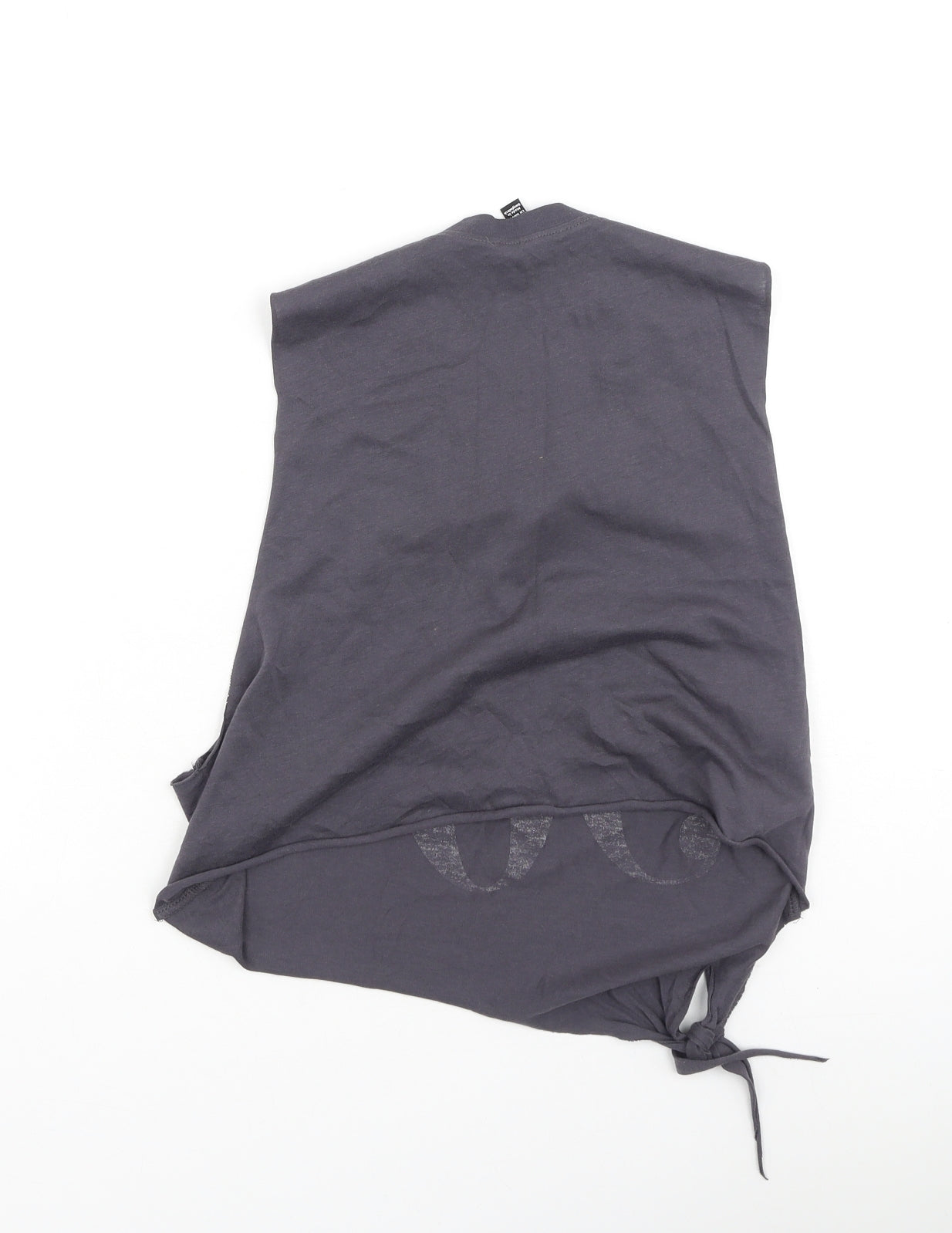 New Look Womens Grey  Polyester Camisole Tank Size 8 Round Neck