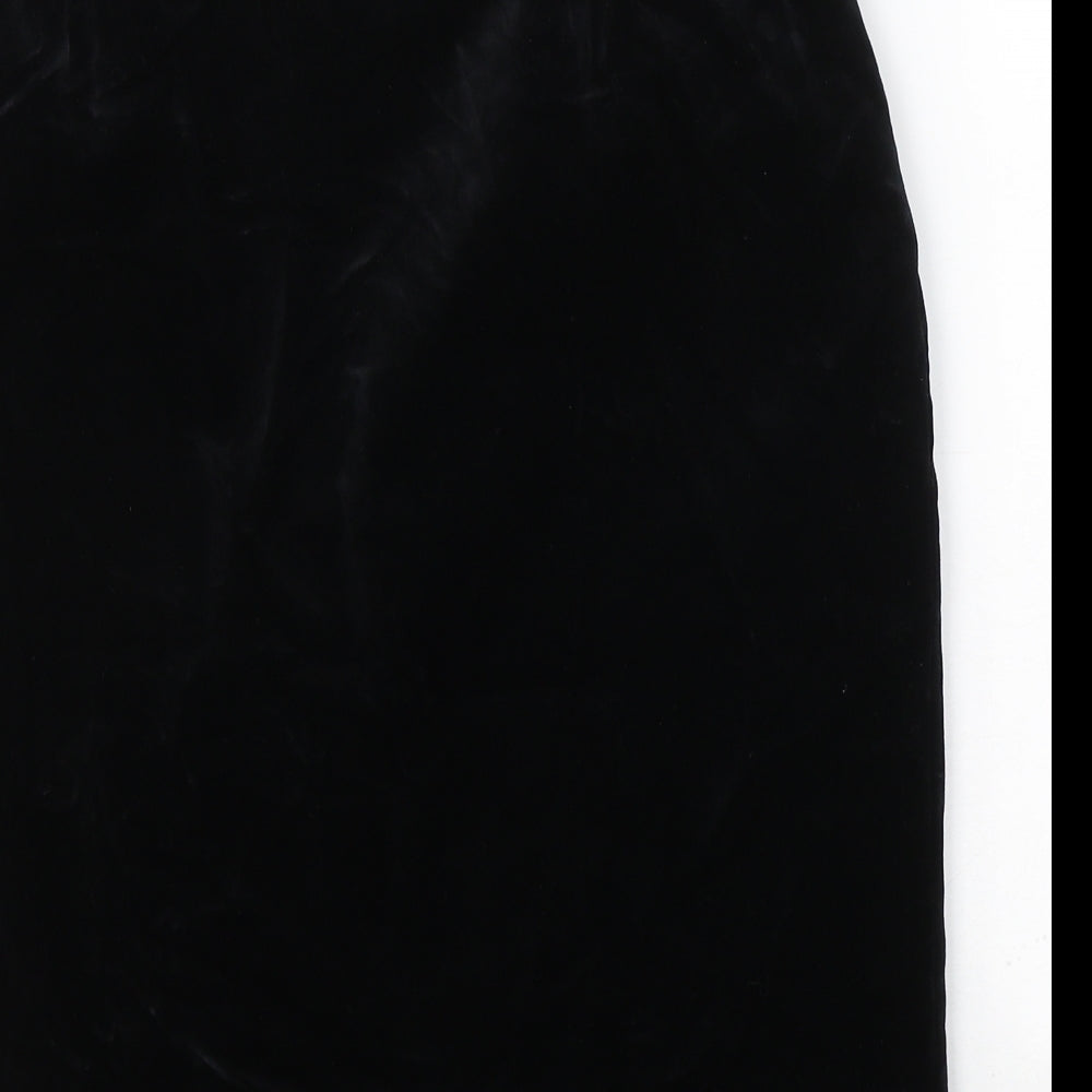 Opera Richards Womens Blue  Cotton A-Line Skirt Size 16   Zip