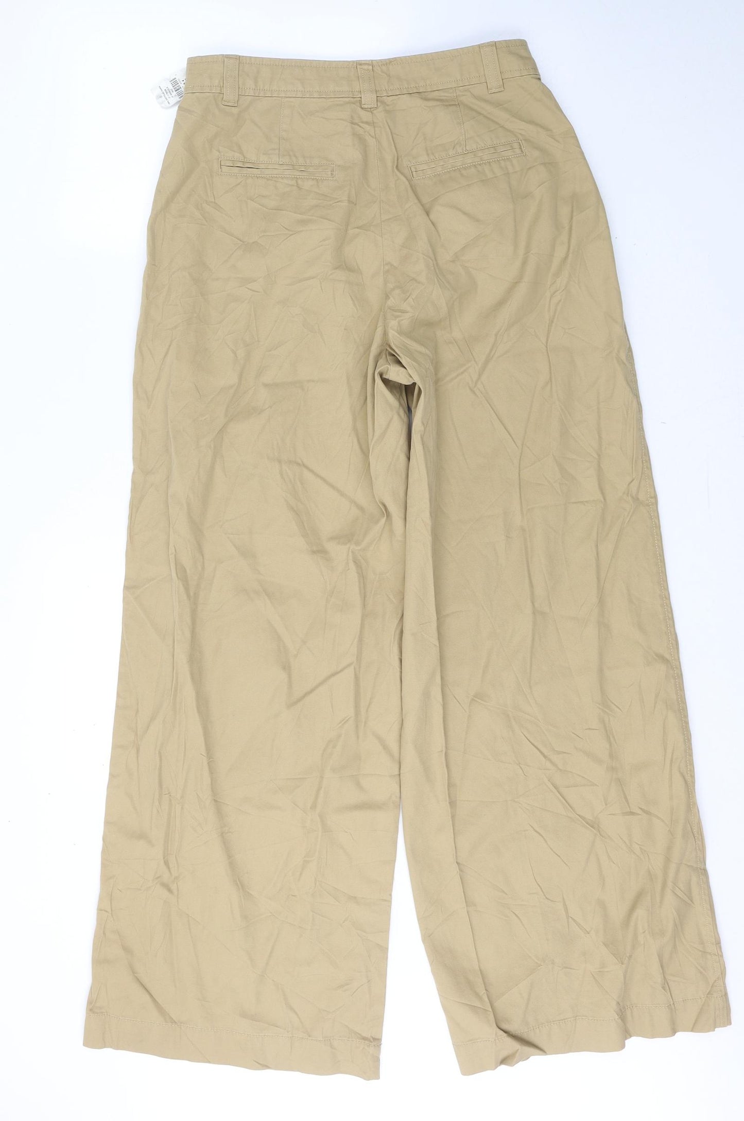 Gap Womens Beige  Cotton Trousers  Size 4 L30 in Regular Button