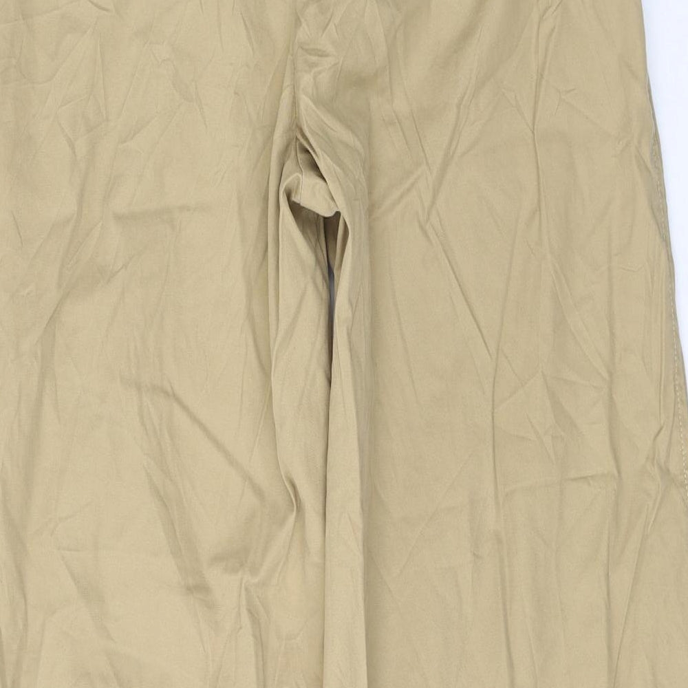 Gap Womens Beige  Cotton Trousers  Size 4 L30 in Regular Button