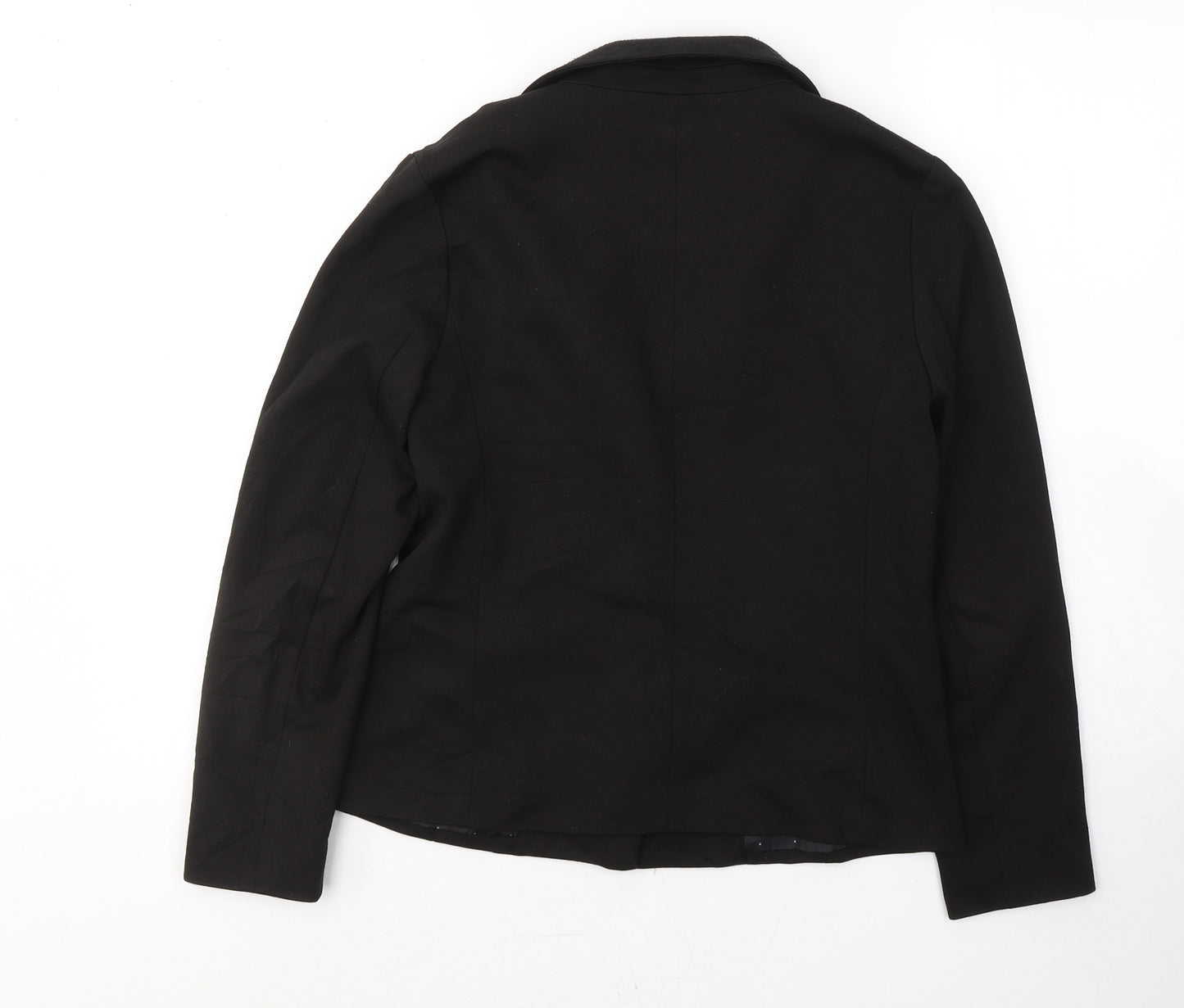 Dorothy Perkins Womens Black   Jacket Blazer Size 8  Button