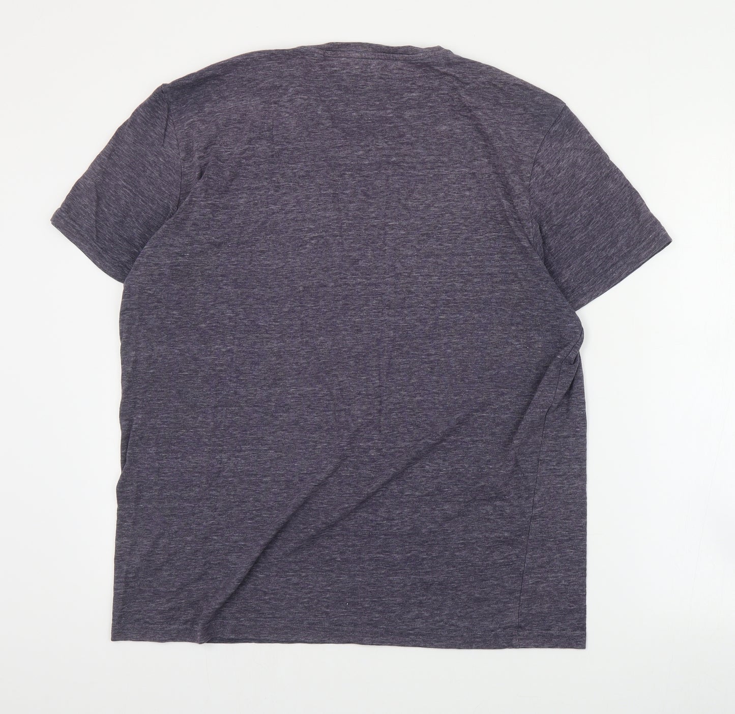 NEXT Mens Grey  Cotton  T-Shirt Size XL Crew Neck