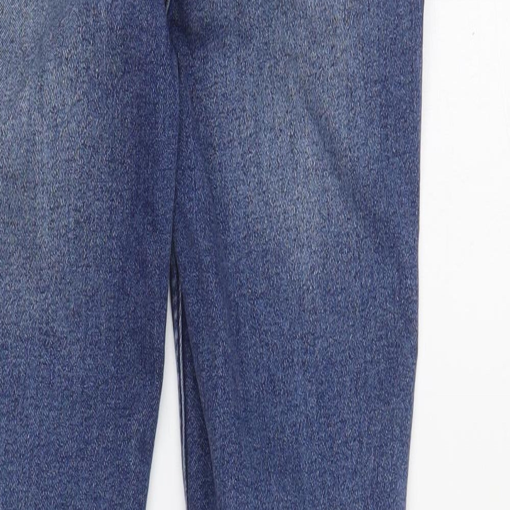 NEXT Womens Blue  Coir Skinny Jeans Size 8 L28 in Regular Zip