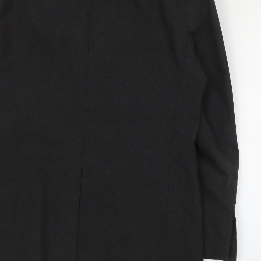 Marks and Spencer Mens Grey  Polyester Jacket Suit Jacket Size L
