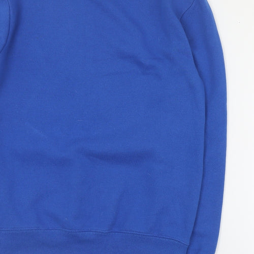 Peacocks Mens Blue  Cotton Pullover Sweatshirt Size S   - Christmas