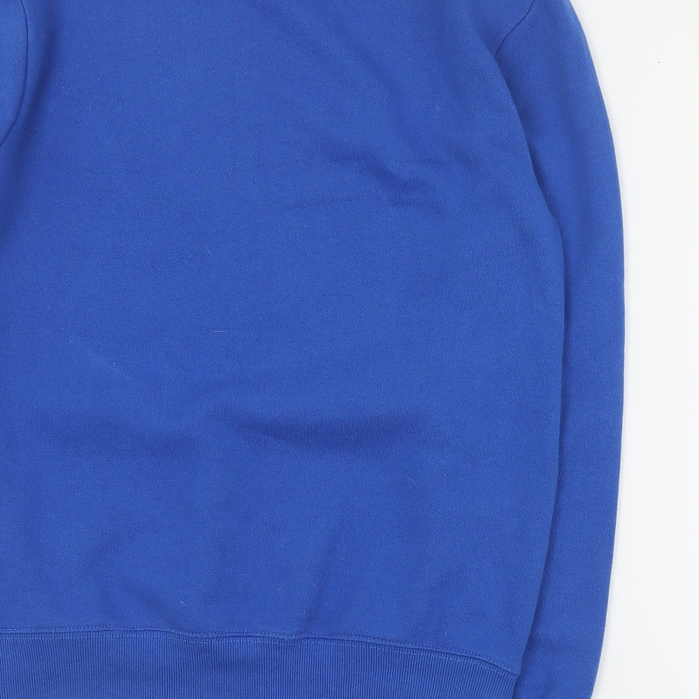 Peacocks Mens Blue  Cotton Pullover Sweatshirt Size S   - Christmas