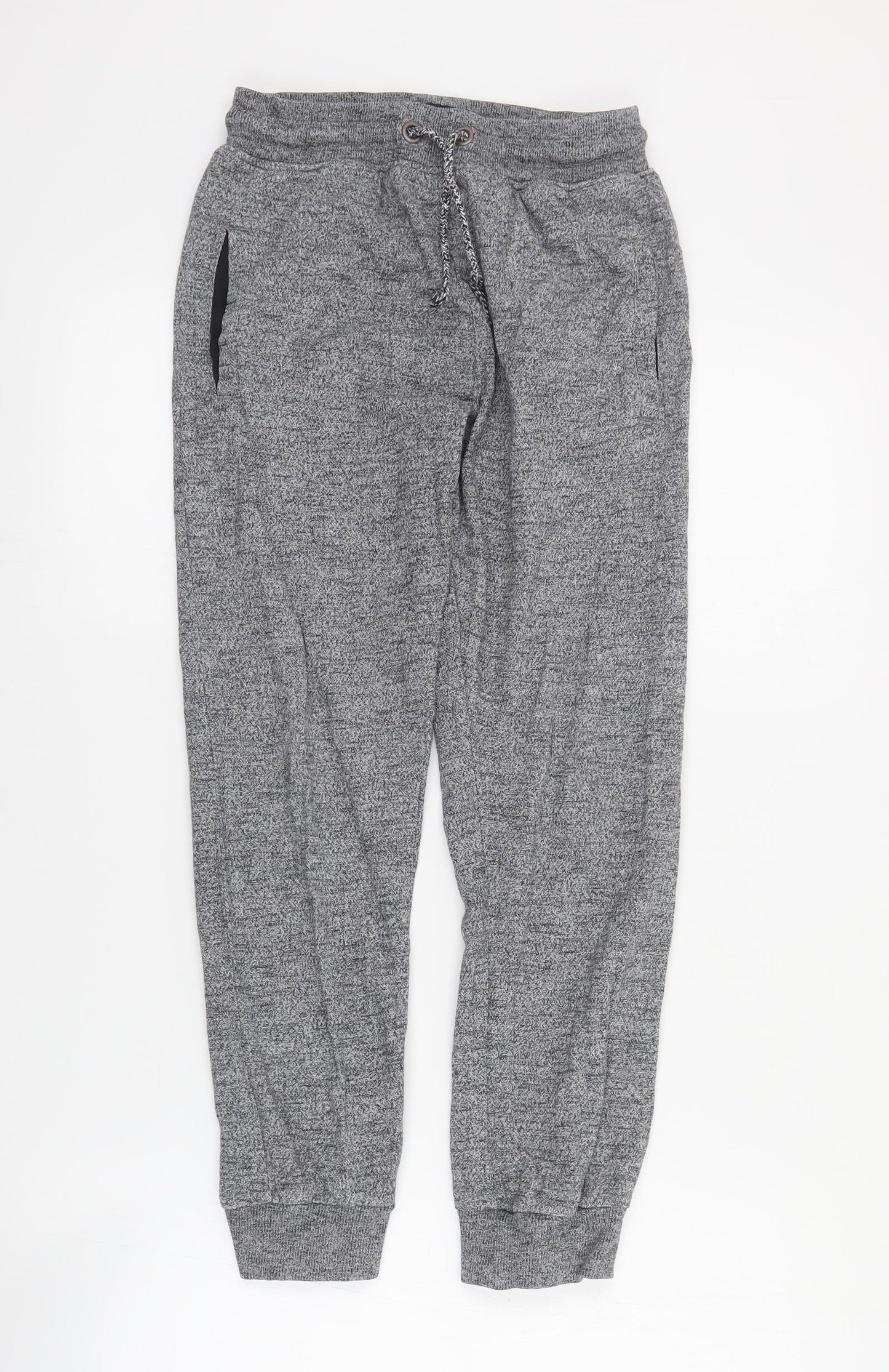 NEXT Boys Grey  Cotton Jogger Trousers Size 11 Years  Regular Drawstring