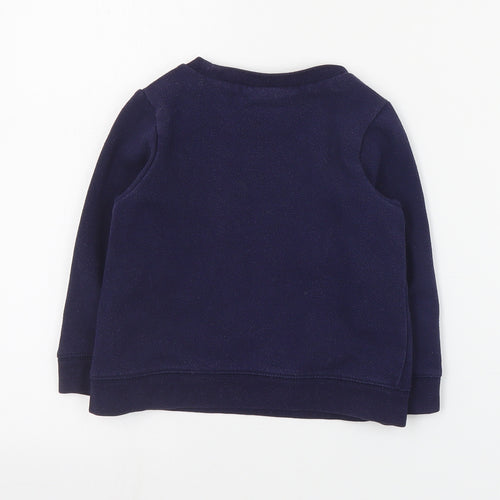 Gap Girls Blue  Cotton Pullover Sweatshirt Size 3 Years  Pullover