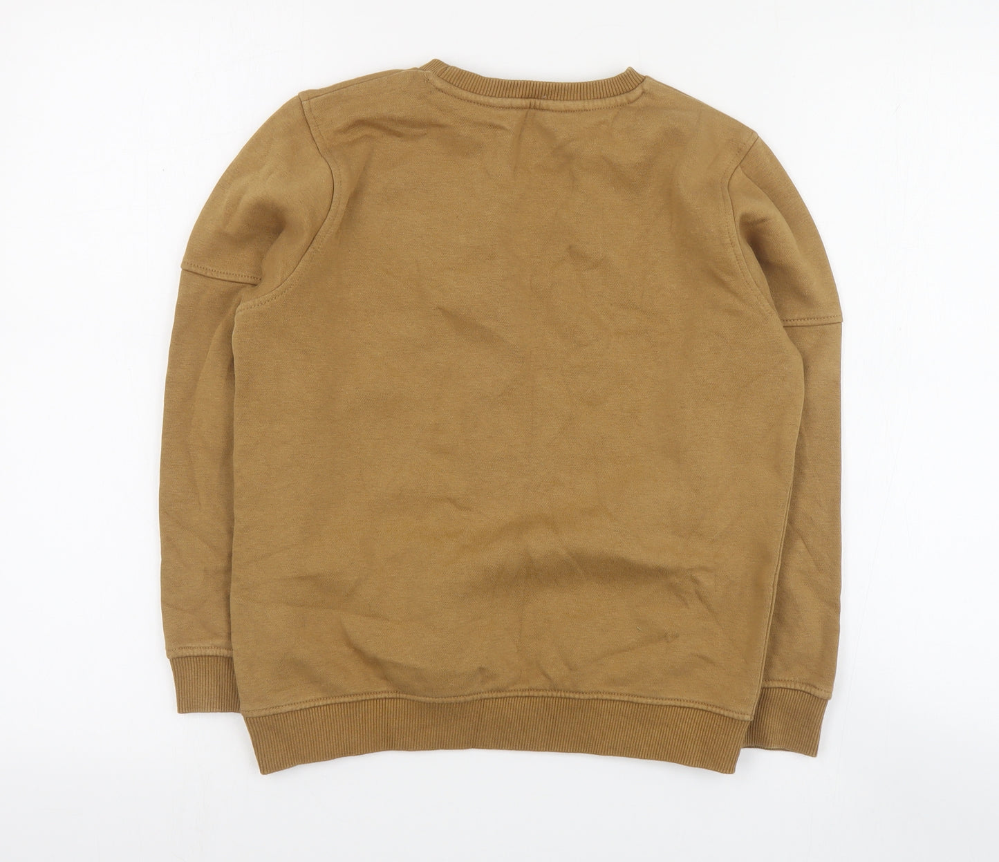 George Boys Brown  Cotton Pullover Sweatshirt Size 9-10 Years  Pullover