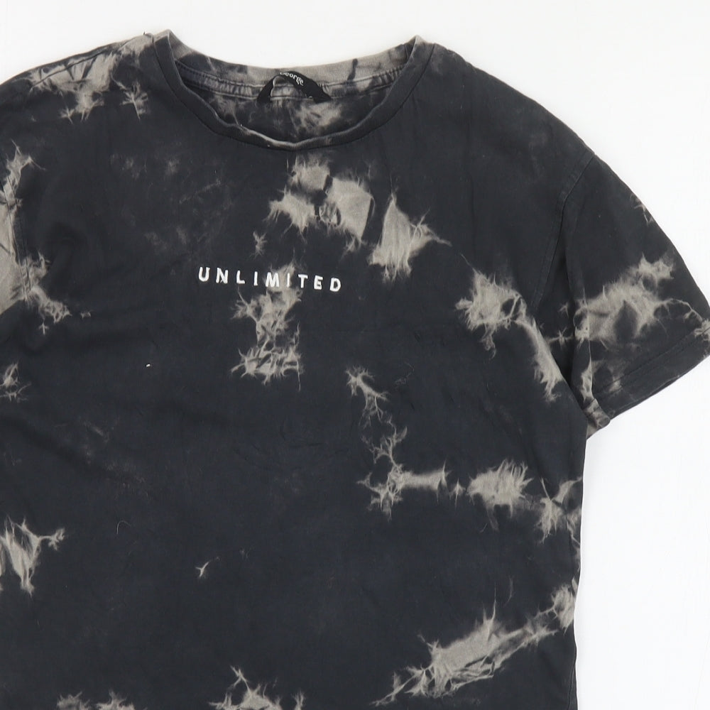 George Boys Grey  Cotton Pullover T-Shirt Size 11-12 Years Crew Neck Pullover