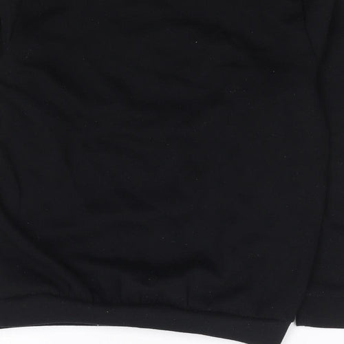 Primark Boys Black  Polyester Pullover Sweatshirt Size 8-9 Years  Pullover