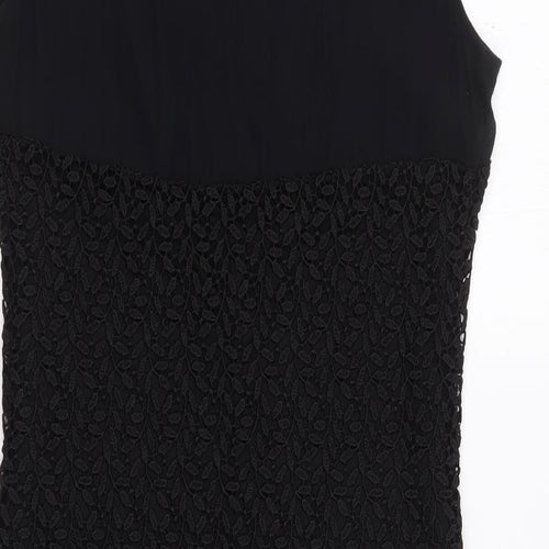Vila Clothes Womens Black  Polyester A-Line  Size XS  Round Neck Pullover