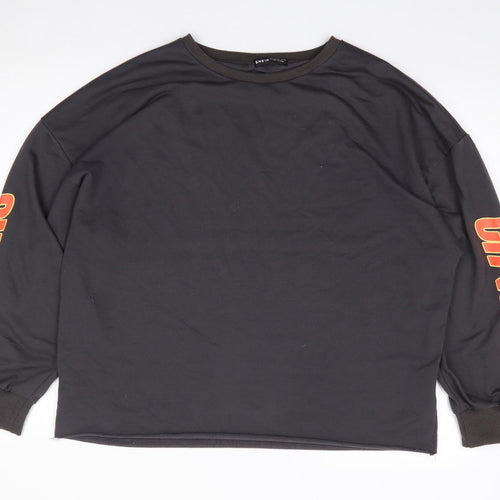 SheIn Womens Grey  Polyester Pullover Sweatshirt Size L  Pullover - Chicago