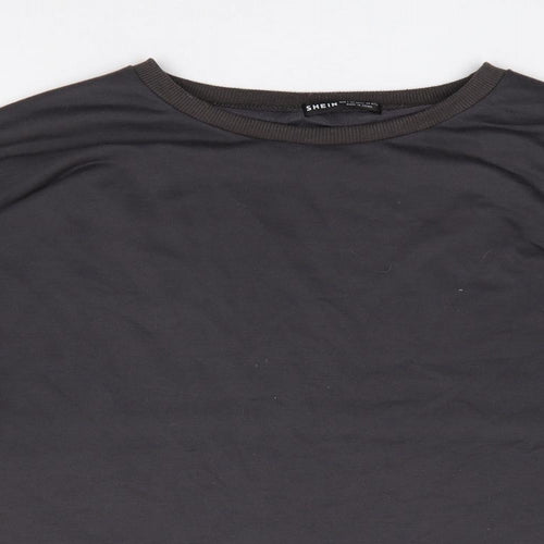 SheIn Womens Grey  Polyester Pullover Sweatshirt Size L  Pullover - Chicago