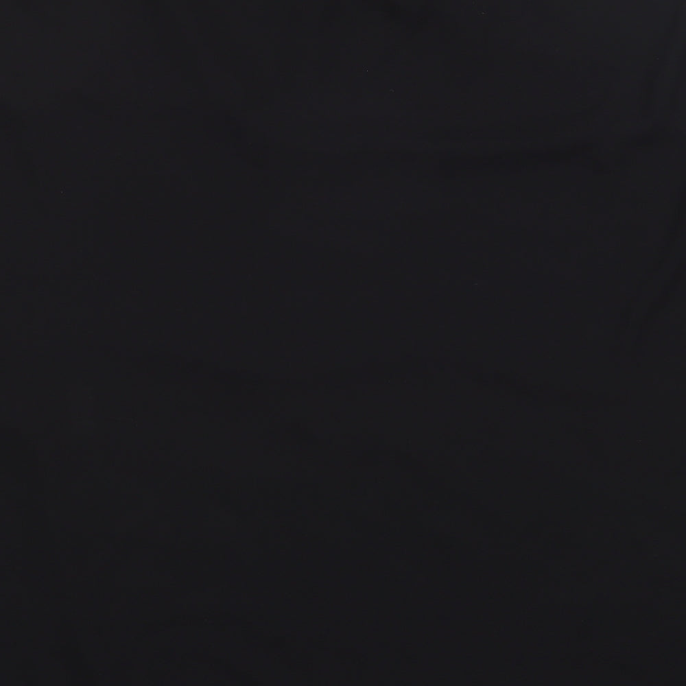 Bonmarche Womens Black  Polyester Flare Skirt Size 24