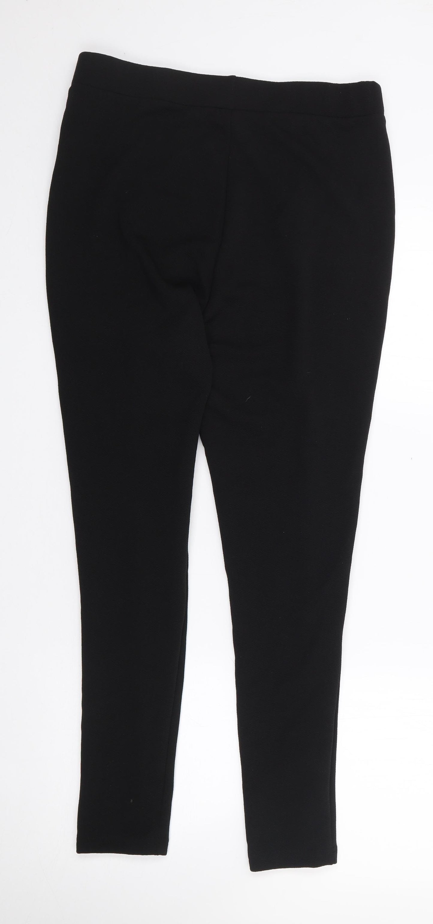SheIn Womens Black  Polyester Trousers  Size 16 L27 in Regular