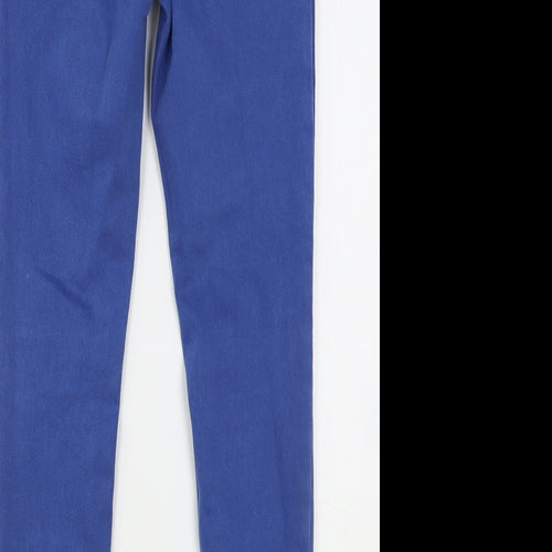 Denim & Co. Womens Blue  Cotton Jegging Jeans Size 8 L29 in Regular