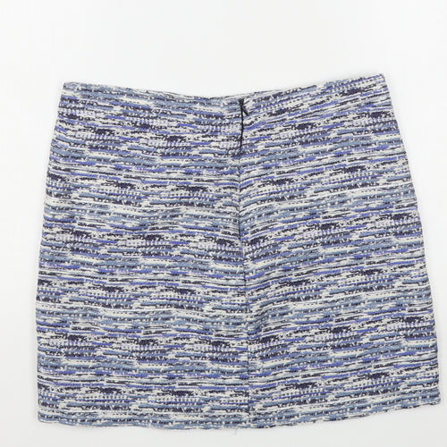 Twenty 29 Womens Blue Striped Cotton Mini Skirt Size 34 in