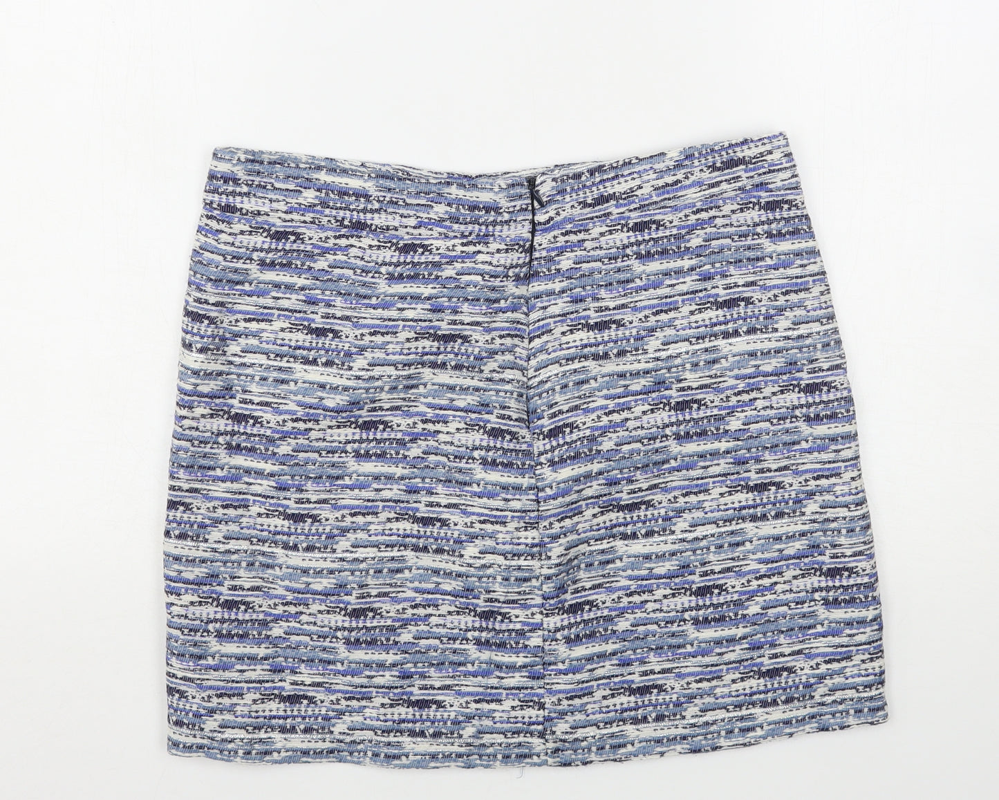 Twenty 29 Womens Blue Striped Cotton Mini Skirt Size 34 in