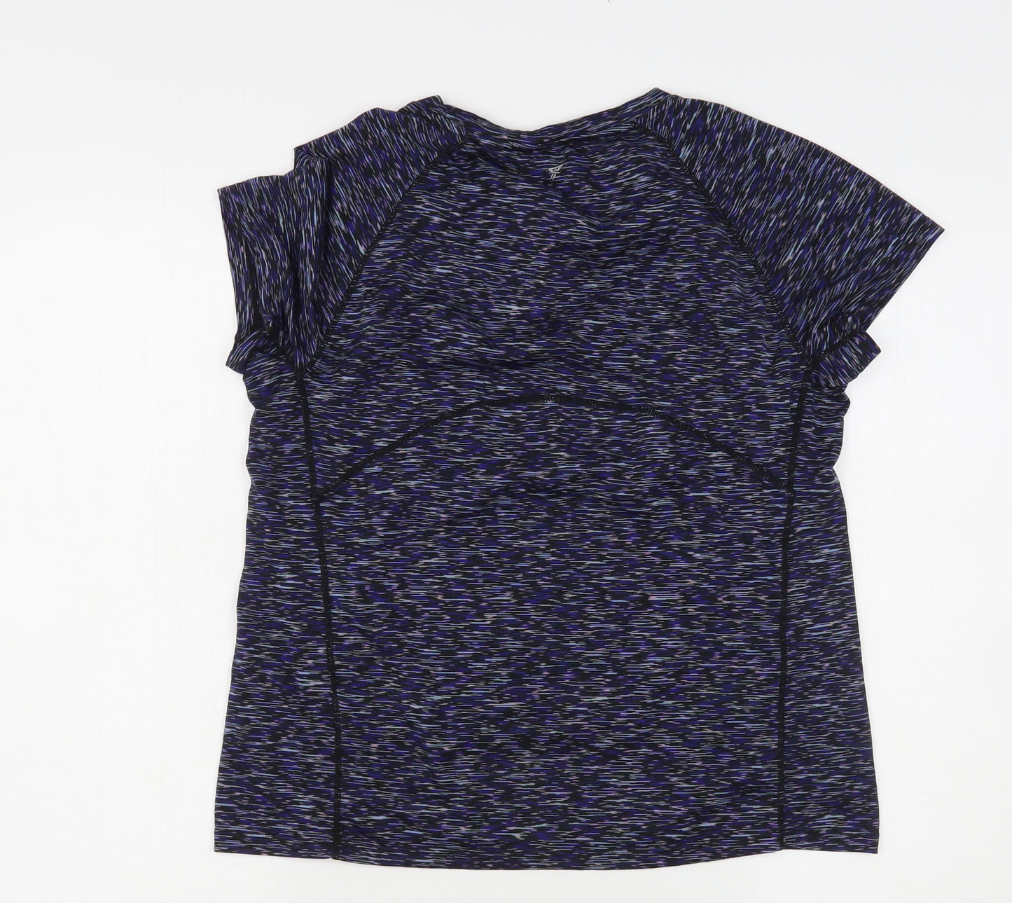 Atmosphere Womens Multicoloured Geometric Polyester Basic T-Shirt Size 10 Round Neck