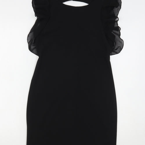 Cameo Rose Womens Black  Polyester Mini  Size 12  Round Neck