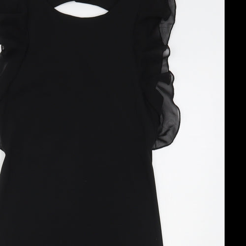 Cameo Rose Womens Black  Polyester Mini  Size 12  Round Neck