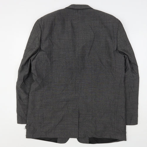 Ciro Citterio Mens Grey  Wool Jacket Suit Jacket Size 44
