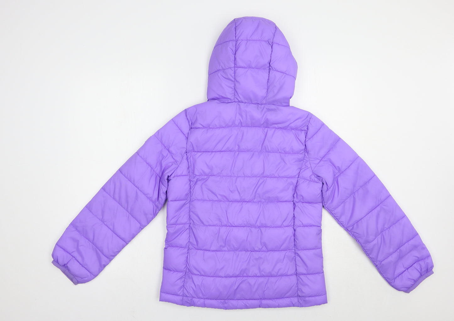 Gap Girls Purple   Quilted Jacket Size 12-13 Years  Zip