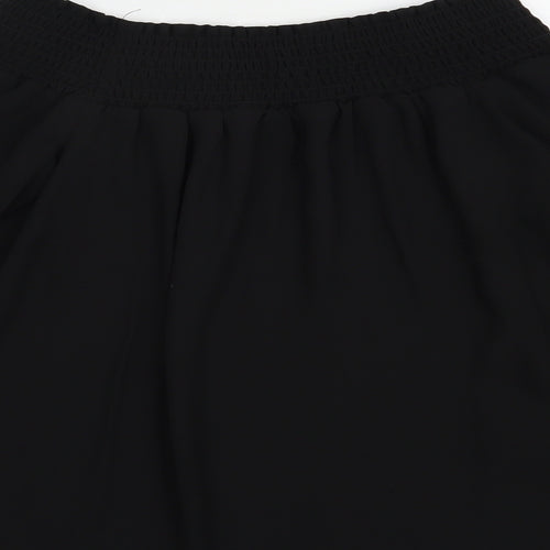 Dorothy Perkins Womens Black  Polyester Basic Blouse Size 10 Off the Shoulder