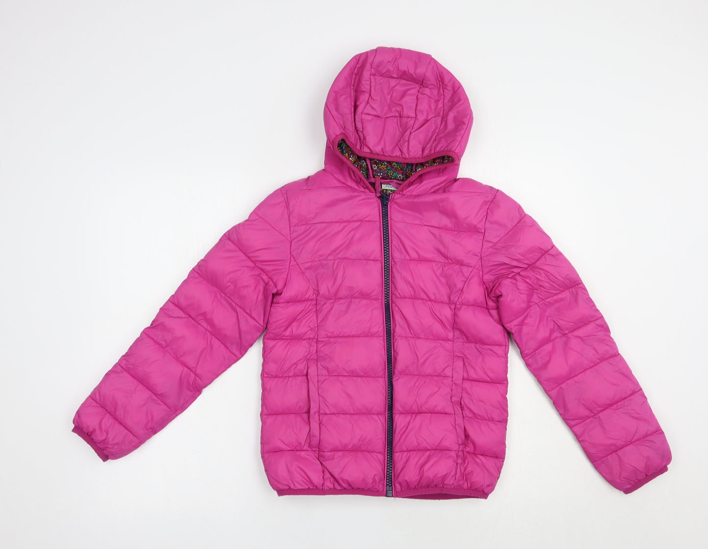NEXT Girls Pink   Puffer Jacket Jacket Size 11 Years  Zip
