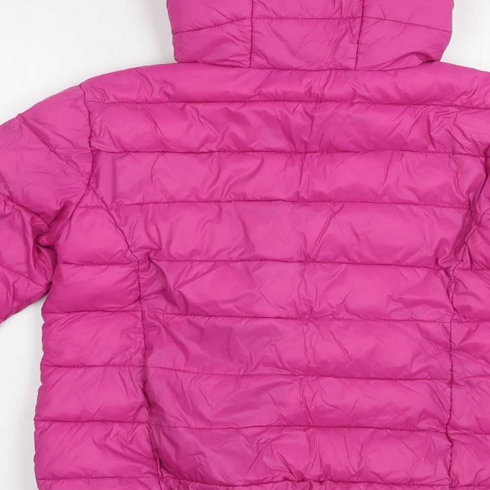 NEXT Girls Pink   Puffer Jacket Jacket Size 11 Years  Zip