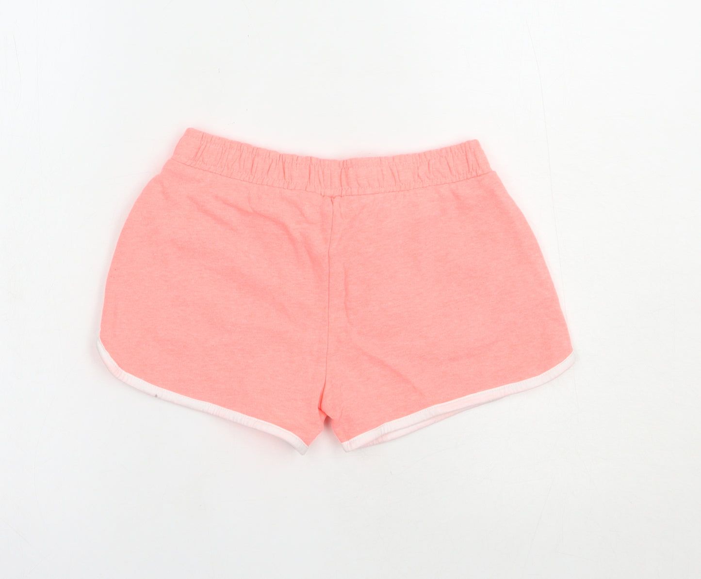 Nutmeg Girls Pink  Cotton Sweat Shorts Size 11-12 Years  Regular Drawstring