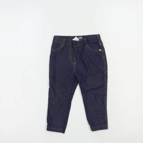 NEXT Baby Blue  Cotton Jogger Jeans Size 12-18 Months