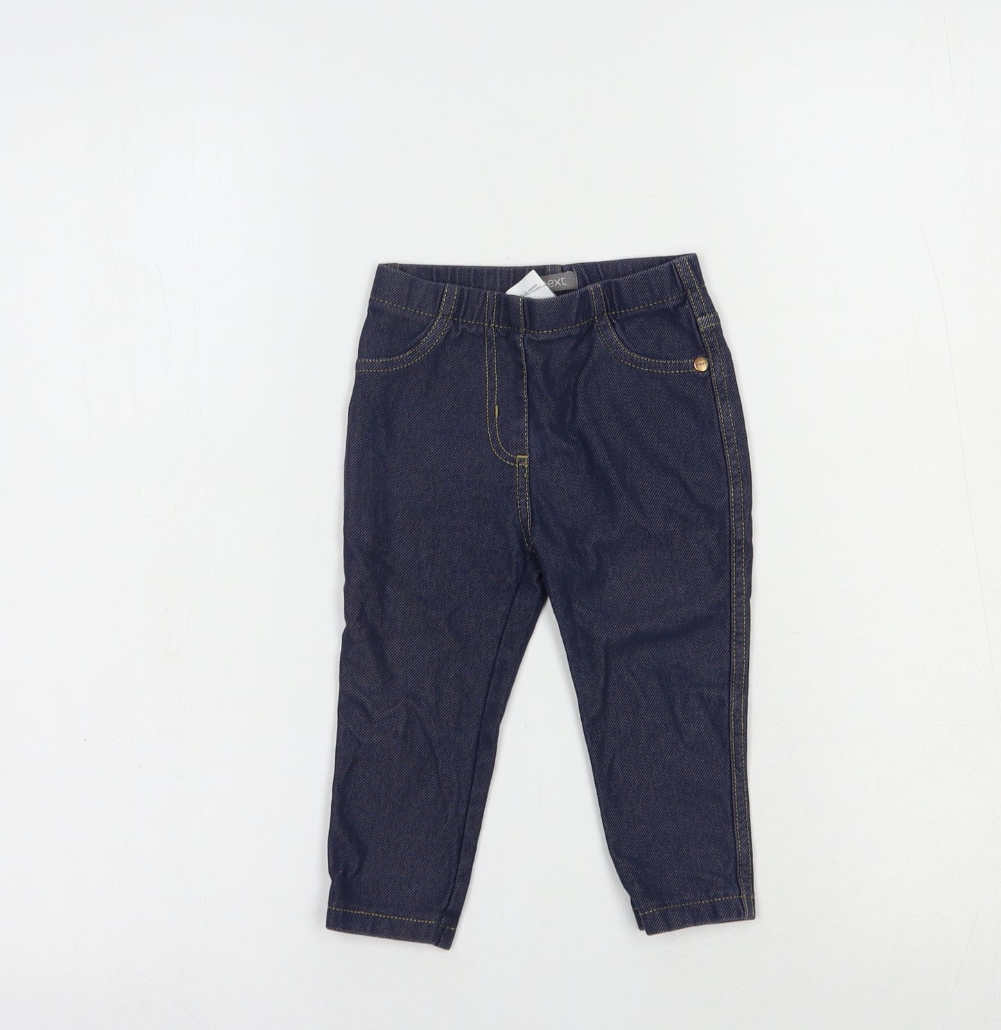 NEXT Baby Blue  Cotton Jogger Jeans Size 12-18 Months