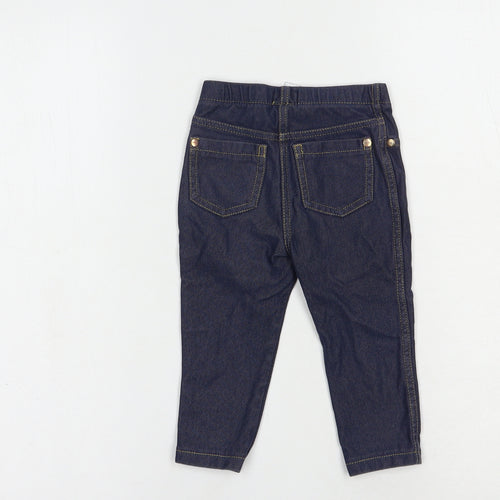NEXT Baby Blue  Cotton Jogger Jeans Size 12-18 Months