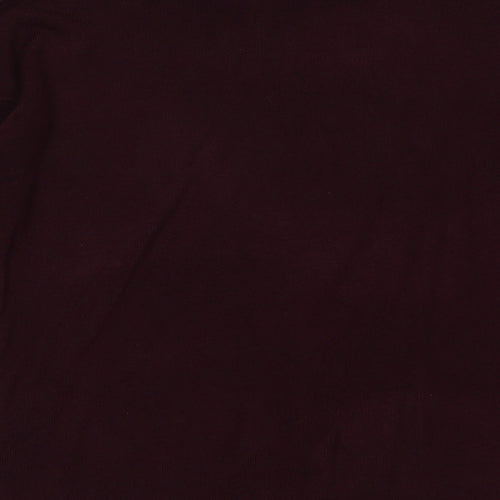 Pep & Co Womens Purple Crew Neck  Acrylic Pullover Jumper Size 14