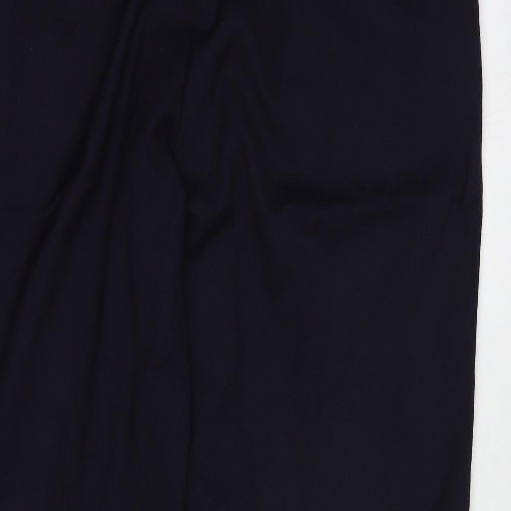 NEXT Womens Blue  Polyester Dress Pants Trousers Size 16 L27 in Regular Hook & Eye