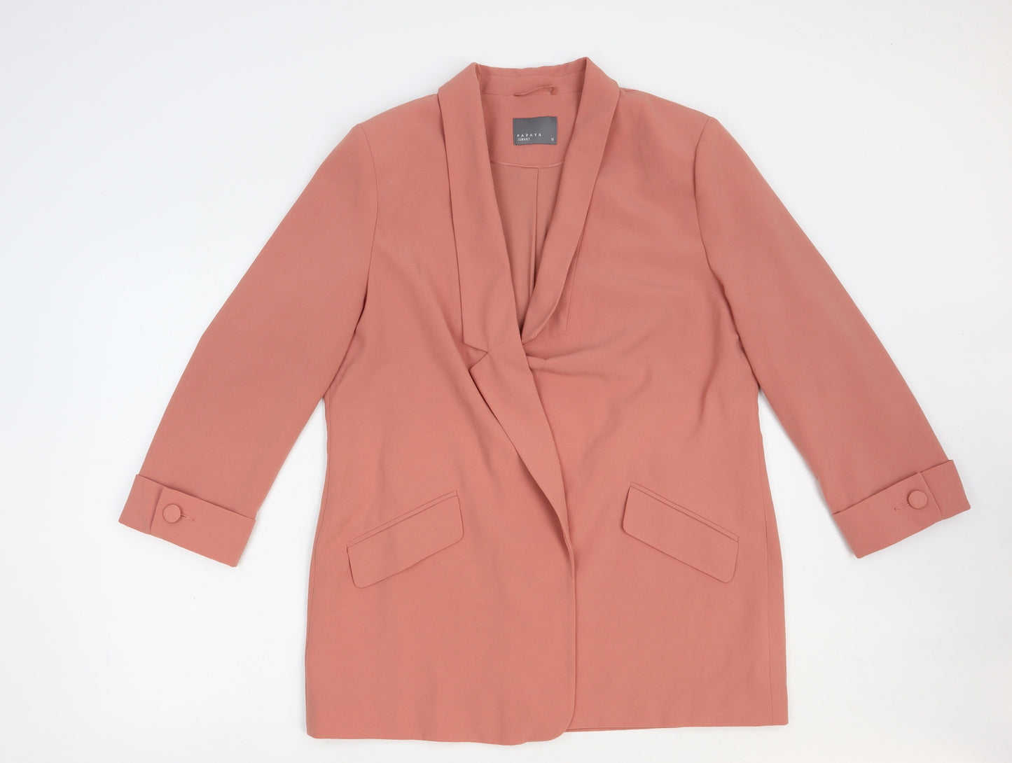Papaya Womens Pink   Jacket Blazer Size 16