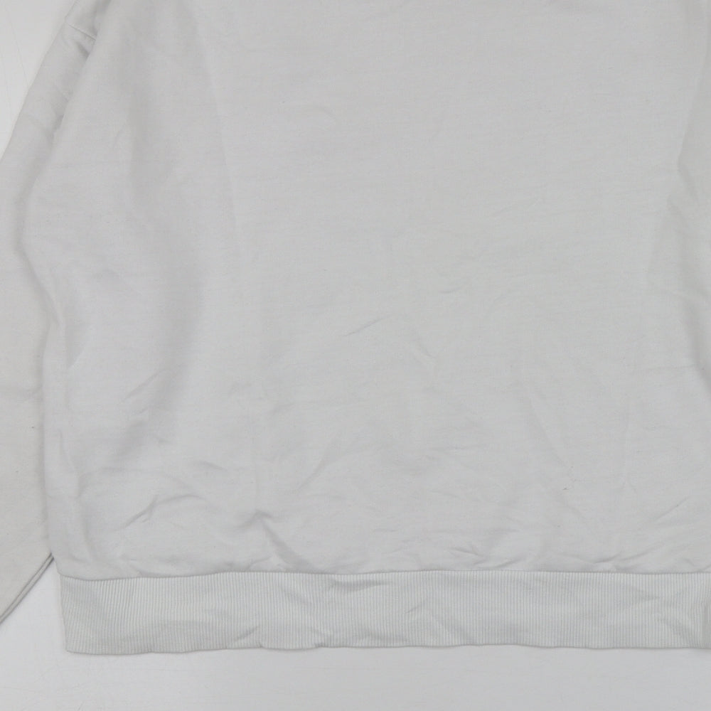 Priamrk Womens White Geometric Cotton Pullover Hoodie Size S   - Mickey Mouse