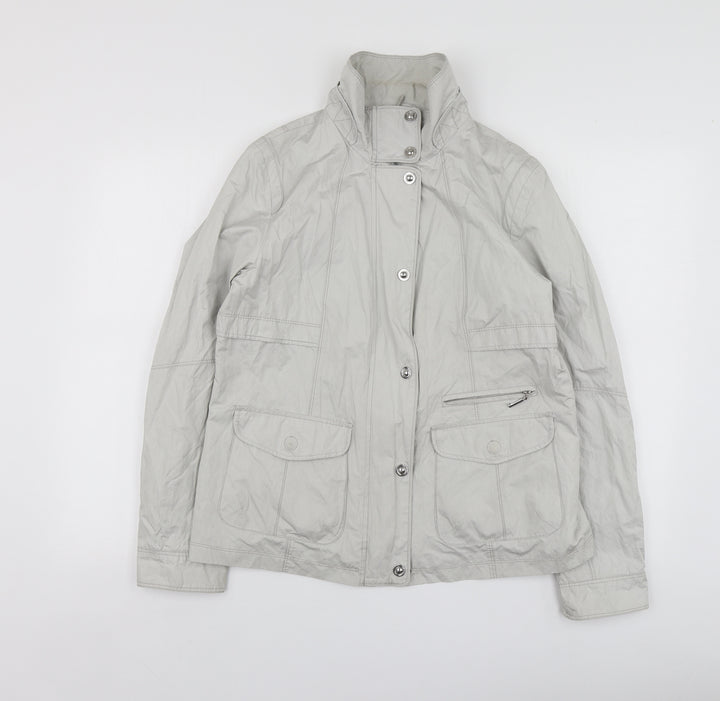Gil Bret Womens Grey Jacket Size 12
