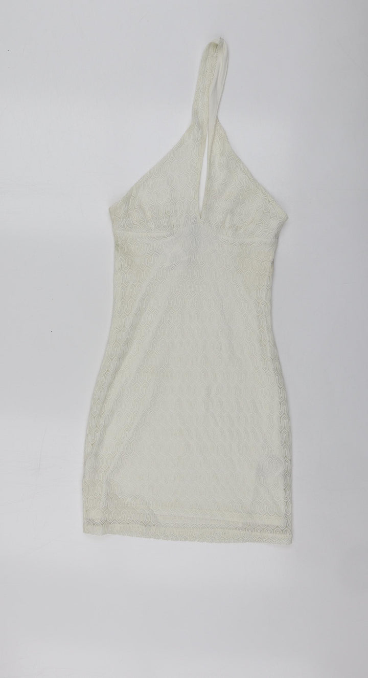 H&M Girls Ivory Polyester Mini Size XS Halter