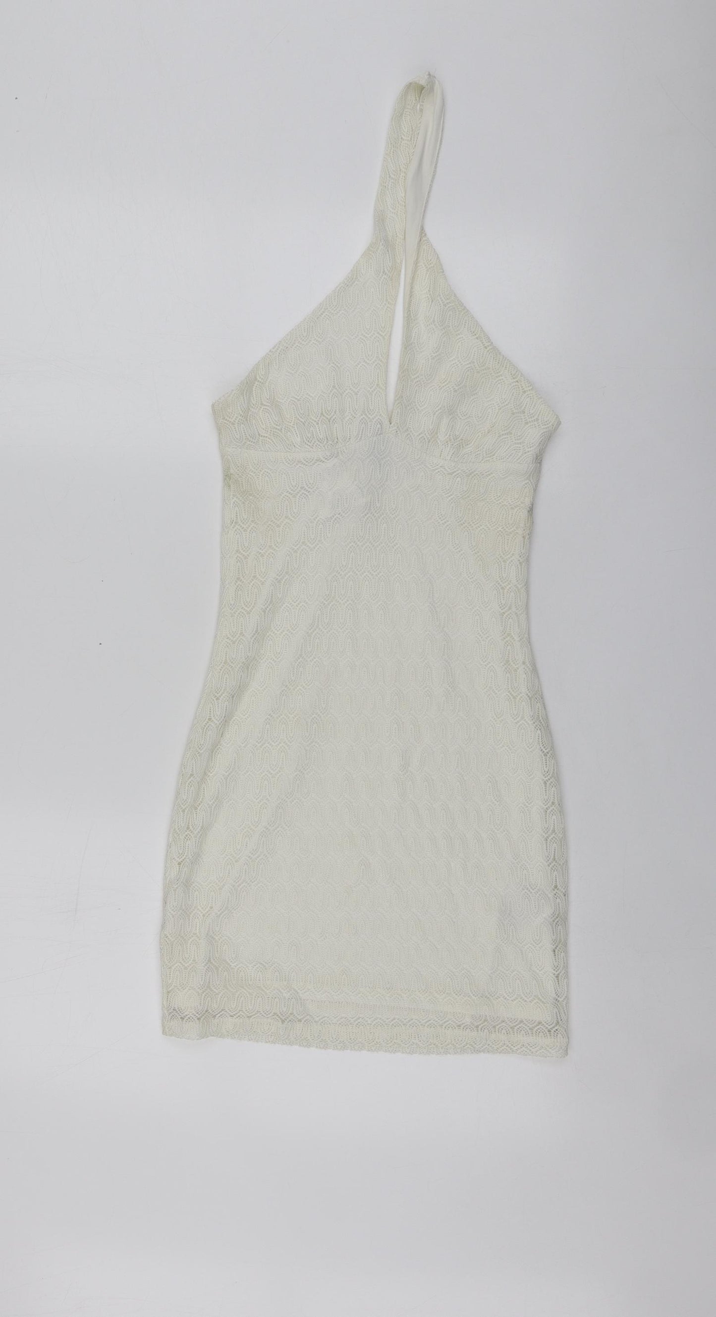 H&M Girls Ivory  Polyester Mini  Size XS  Halter