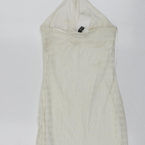 H&M Girls Ivory  Polyester Mini  Size XS  Halter