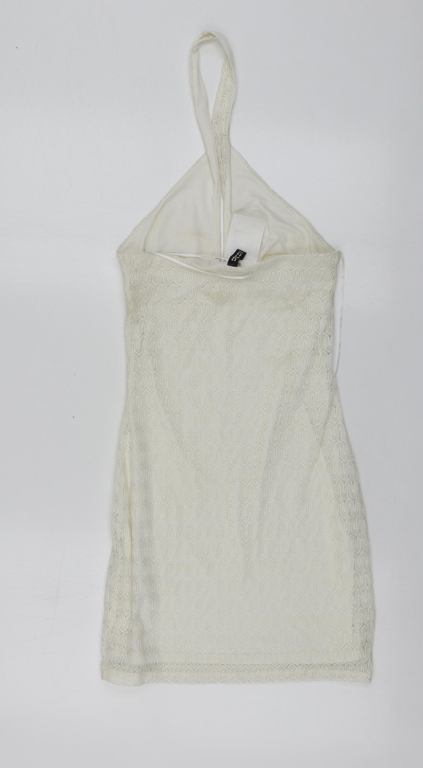 H&M Girls Ivory  Polyester Mini  Size XS  Halter
