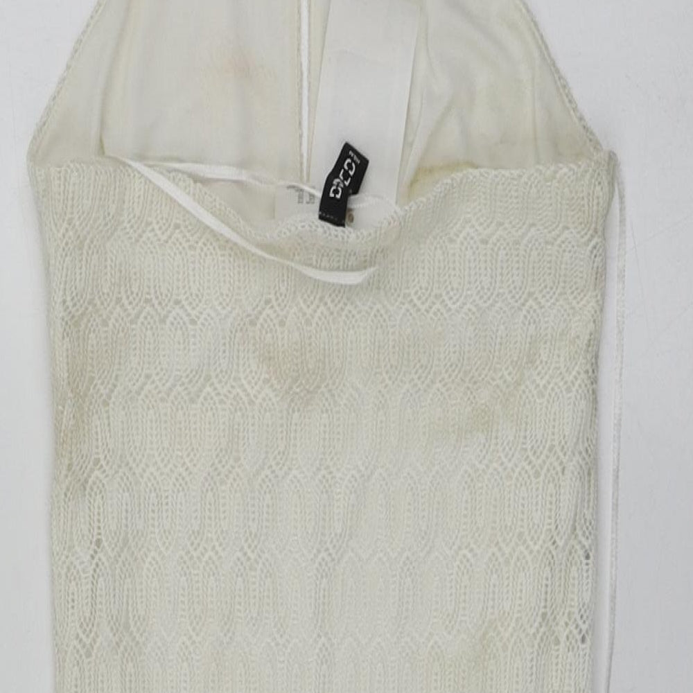 H&M Girls Ivory  Polyester Mini  Size XS  Halter