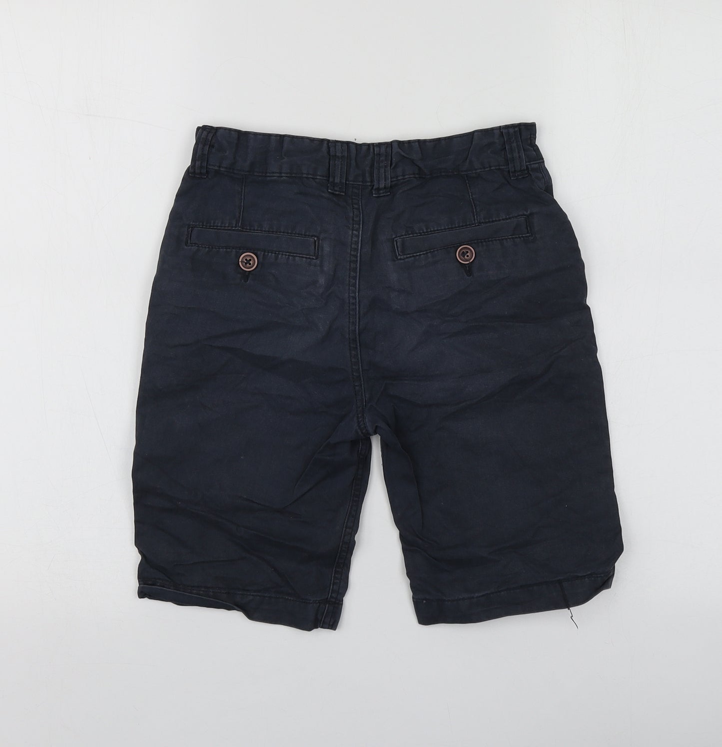 George Boys Grey  Cotton Chino Shorts Size 9-10 Years  Regular