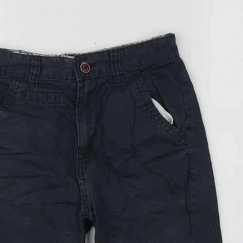 George Boys Grey  Cotton Chino Shorts Size 9-10 Years  Regular