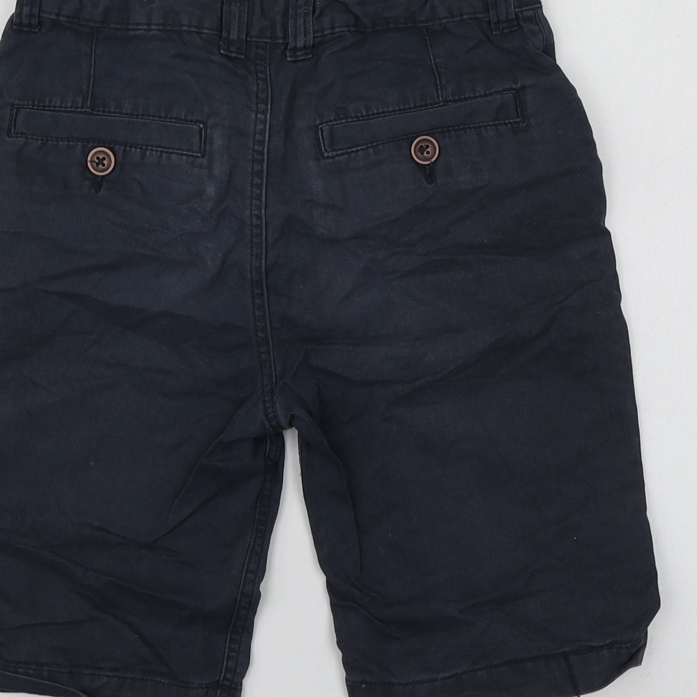 George Boys Grey  Cotton Chino Shorts Size 9-10 Years  Regular