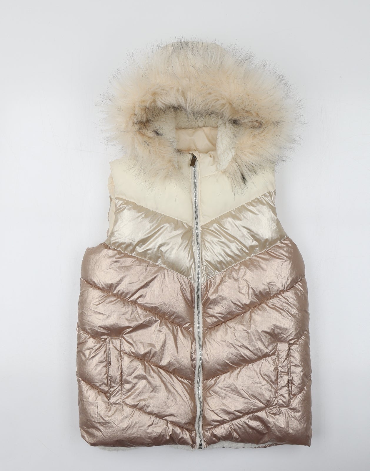 Primark Girls Pink   Gilet Jacket Size 12 Years